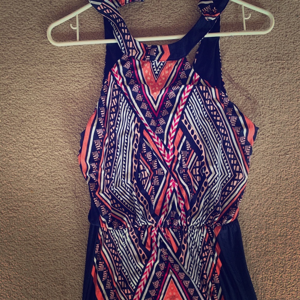 Long summer front slit maxi